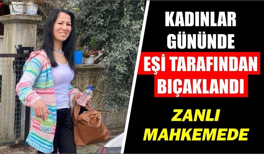 Karısını bıçaklayan koca, hakim karşısında