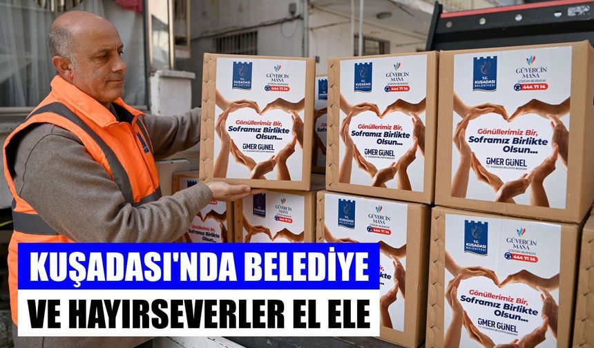 Kuşadası’nda belediye ve hayırseverler el ele
