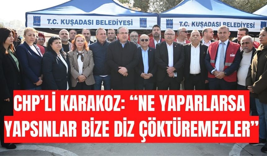 Kuşadası’nda ‘Demokrasi Nöbeti’ başladı