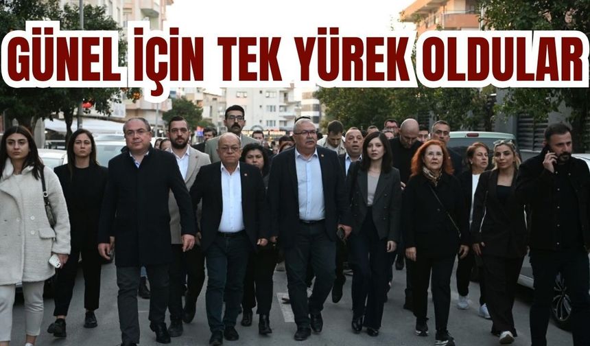 Kuşadası’nda Ömer Günel’e tam destek