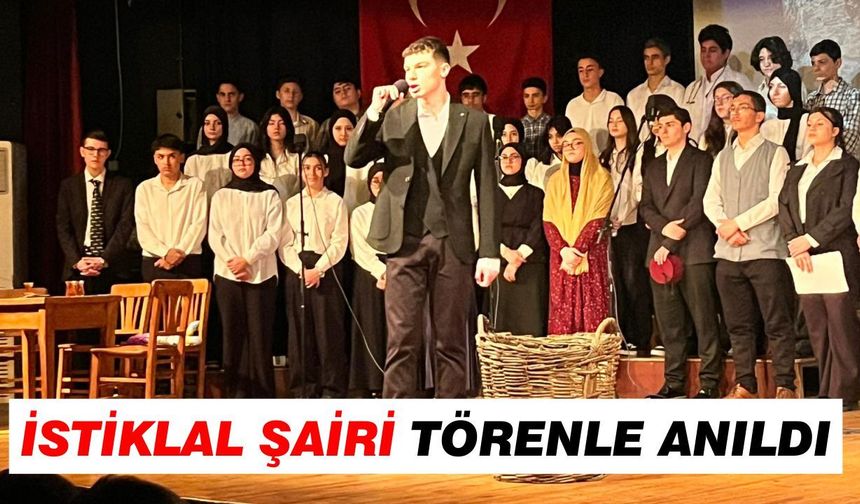 Nazilli'de duygulandıran program: İstiklal Şairi törenle anıldı