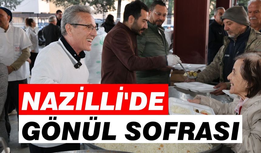 Nazilli'de Başkan Tetik vatandaşla iftarda buluştu
