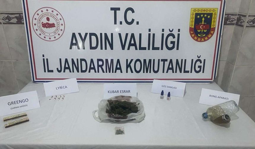 Nazilli’de metruk binaya jandarma baskını