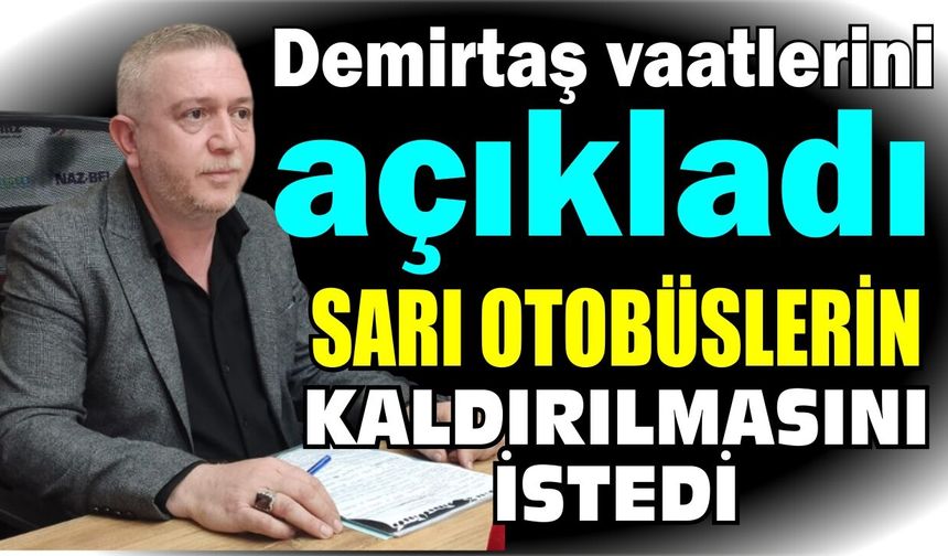 Nazilli’de şoförler sandık başına gidiyor