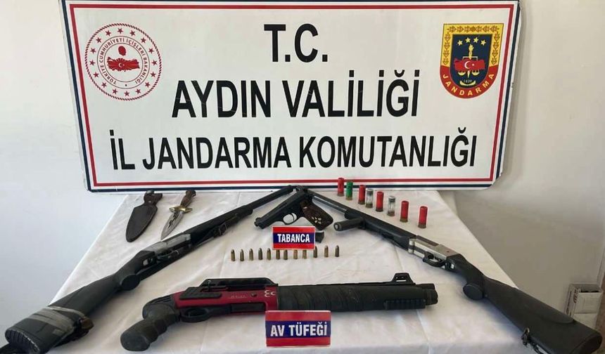 Nazilli’de şüpheli adrese operasyon: Ruhsatsız silah ve mühimmat ele geçirildi