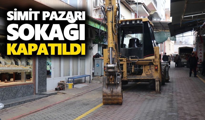 Bozdoğan trafik uyarısı: Simit Pazarı Sokağı kapatıldı