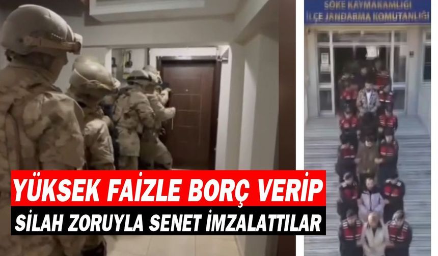 Söke’de tefecilik operasyonu: 4 kişi tutuklandı