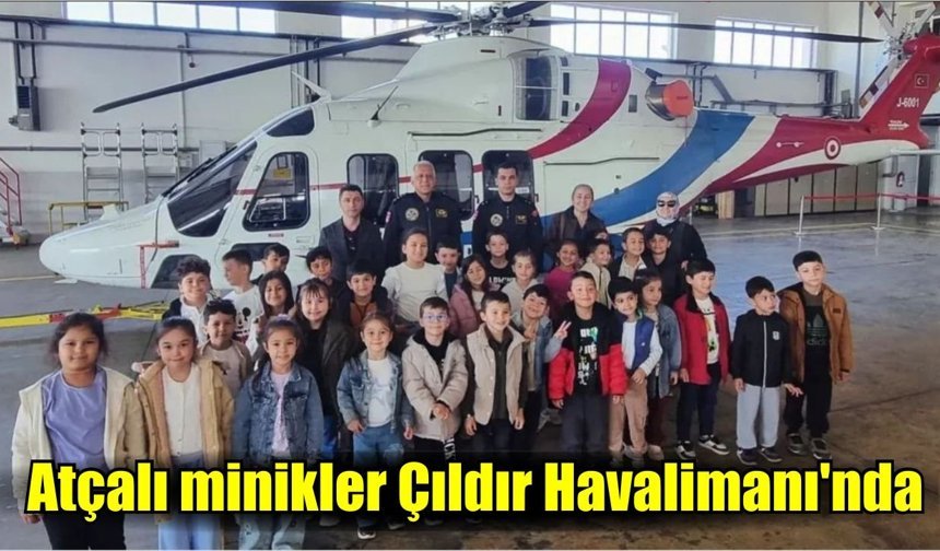 Atçalı minikler Filo Komutanlığı'nı ziyaret etti