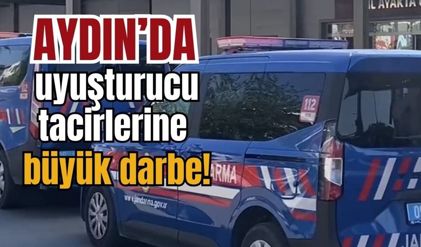 Aydın’da narkotik darbe: 53 gözaltı