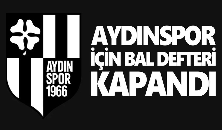 Aydınspor için BAL defteri kapandı