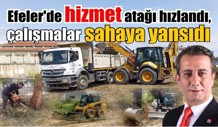 Başkan Anıl Yetişkin’den Efeler’in dört bir yanında yoğun mesai