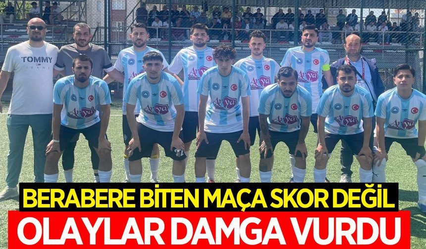 Aydın'da berabere biten maça skor değil, olaylar damga vurdu