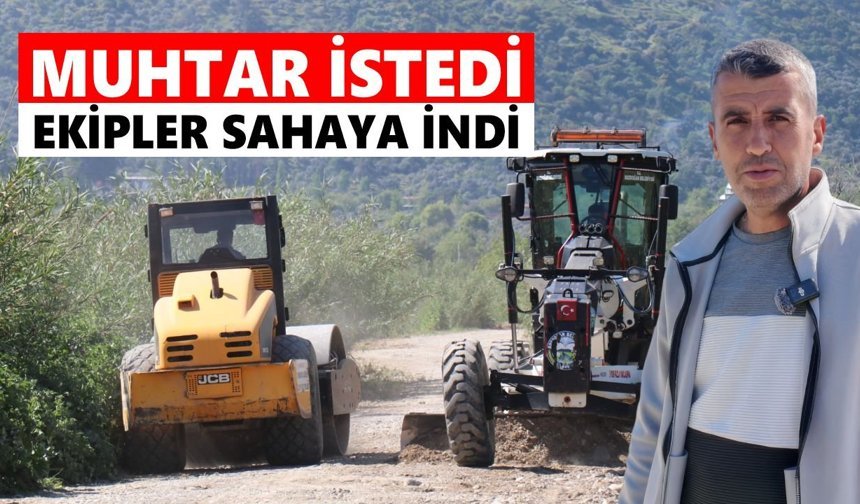 Bozdoğan Belediyesi’nden üreticiye yol hamlesi