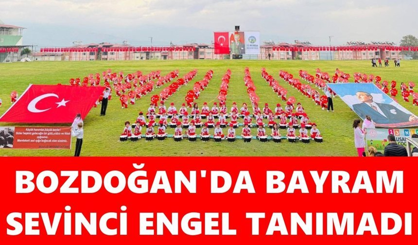 Bozdoğan’da bayram sevinci engel tanımadı