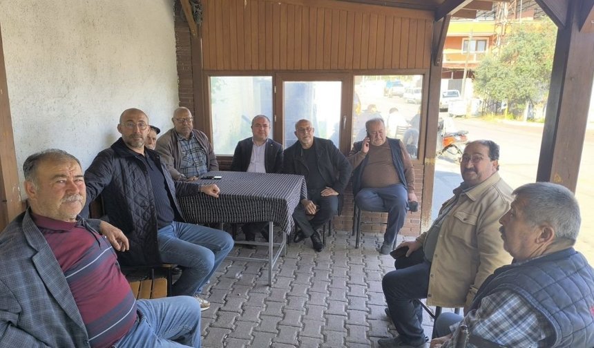 CHP’li Karakoz Balatçık’ta üretici ve emeklileri dinledi