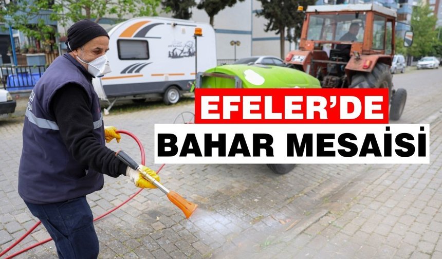 Efeler’de yabancı ot temizliği ve ilaçlama çalışmaları yaygınlaştı