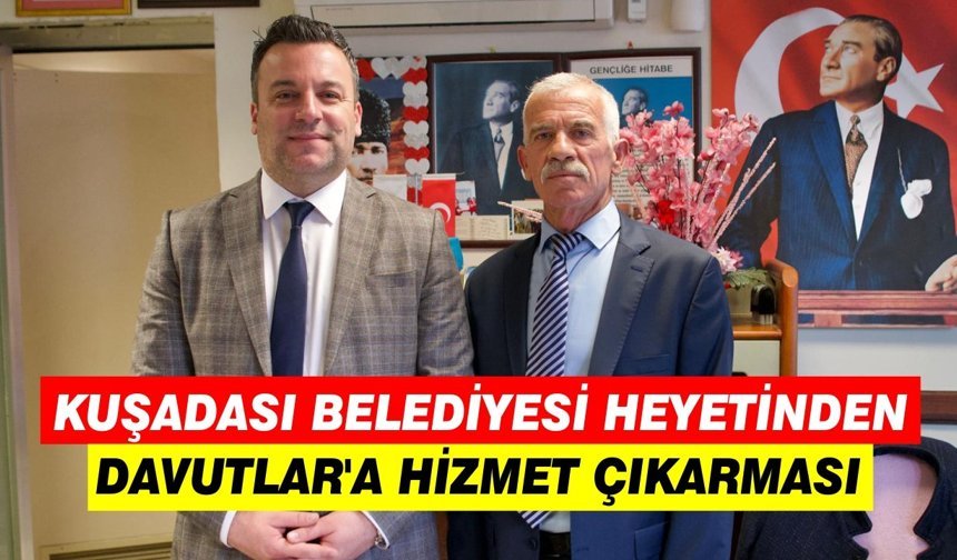 Kuşadası Belediyesi Davutlar’da sahaya indi, talepleri topladı