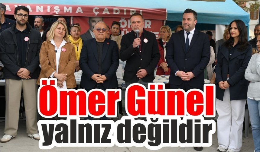 Kuşadası’nda Ömer Günel’e destek devam ediyor