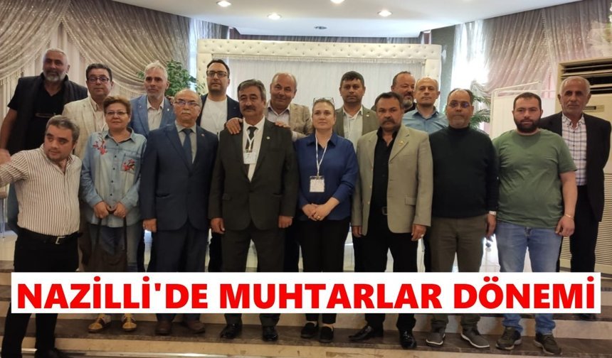 Nazilli Kent Konseyi başkanlığına muhtar Yalın seçildi