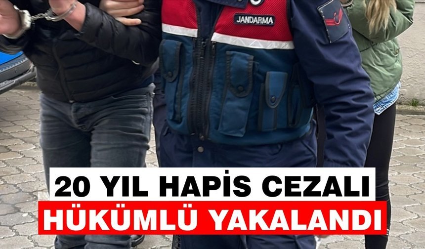 Nazilli’de 20 yıl hapis cezalı hükümlü yakalandı