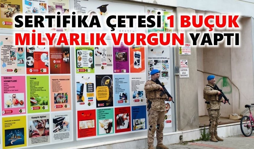 Nazilli'de akıllara durgunluk veren dolandırıcılık