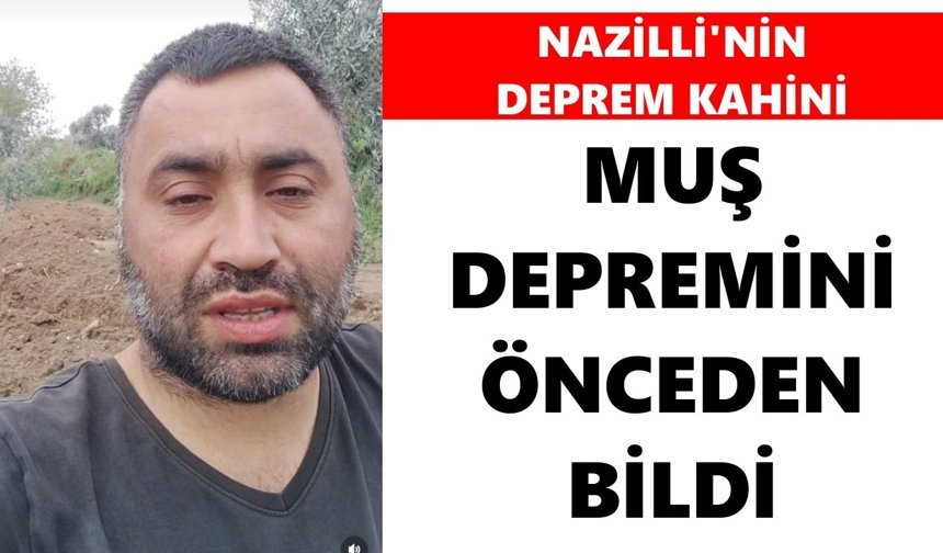 Nazilli'nin deprem kahini