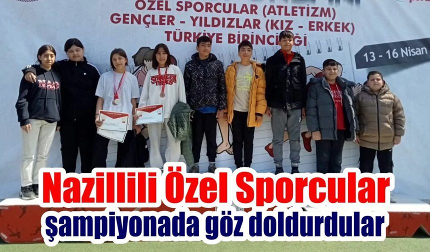 Nazilli'nin özel öğrencileri göğsümüzü kabarttı