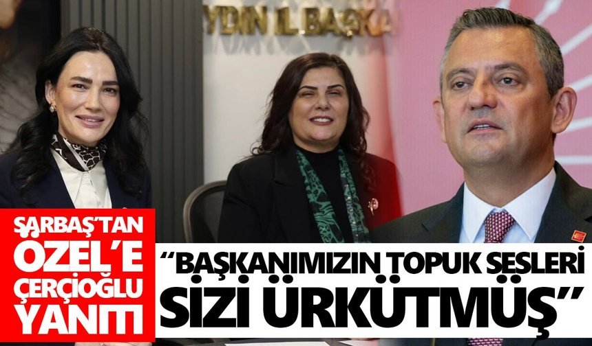 AK Parti'li Sarıbaş’tan CHP lideri Özel’e Çerçioğlu yanıtı