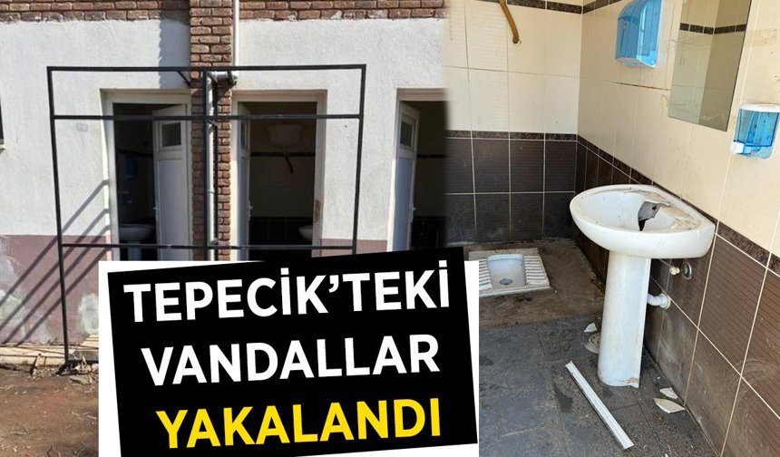 Tepecik'teki vandallar yakalandı