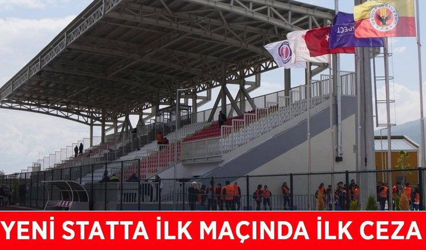 Söke 1970, yeni stattaki ilk maçında ilk cezasını yedi