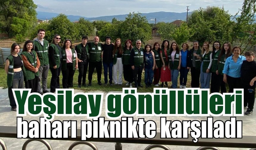 Yeşilay Aydın’dan bahar pikniği etkinliği