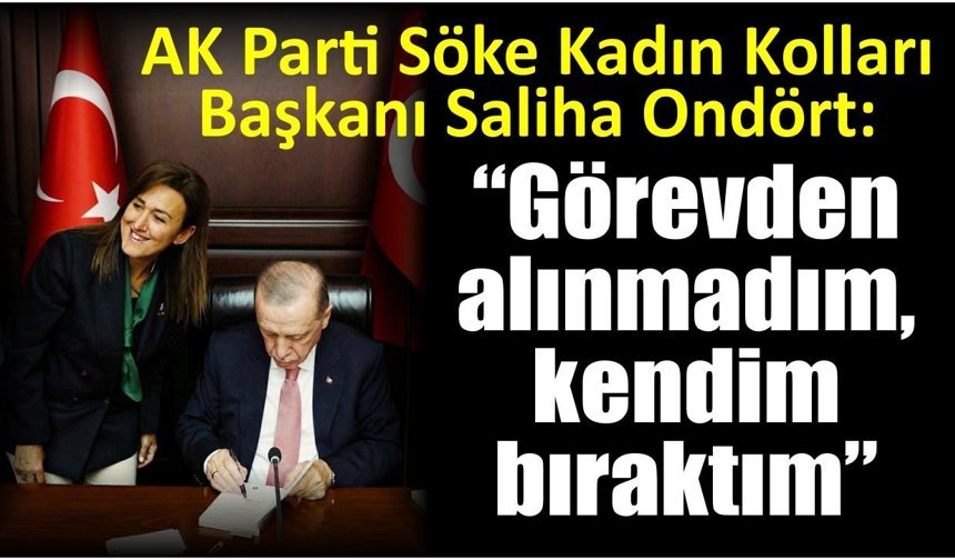 AK Parti Söke Kadın Kolları Başkanı Saliha Ondört’ten tartışmalara net yanıt