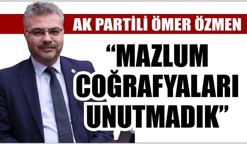 AK Parti’li Özmen’den Kurban Bayramı mesajı