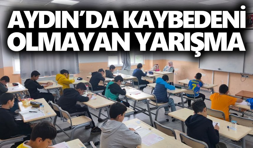 Aydın’da kaybedeni olmayan yarışma