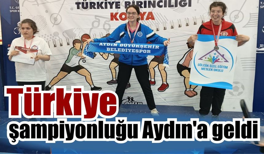 Aydın’ın gururu otizmli sporculardan Türkiye şampiyonluğu
