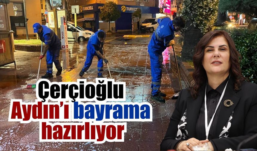 Bayram öncesi Aydın’da hummalı mesai