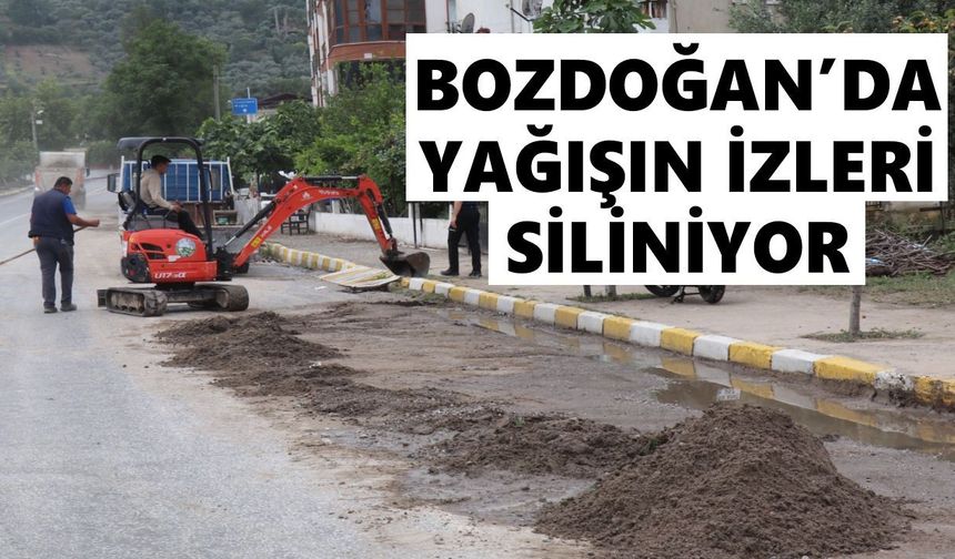 Bozdoğan'da ekipler sahada