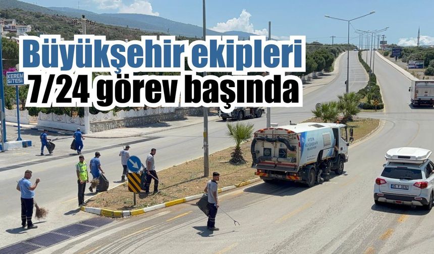 Büyükşehir’den bayramda yoğun mesai