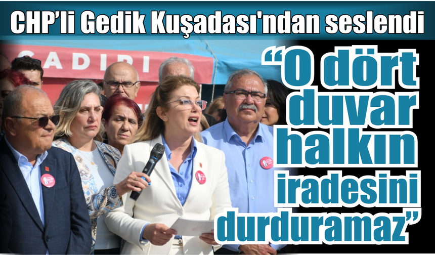 CHP’li Asu Kaya Gedik, Ömer Günel’e destek verdi