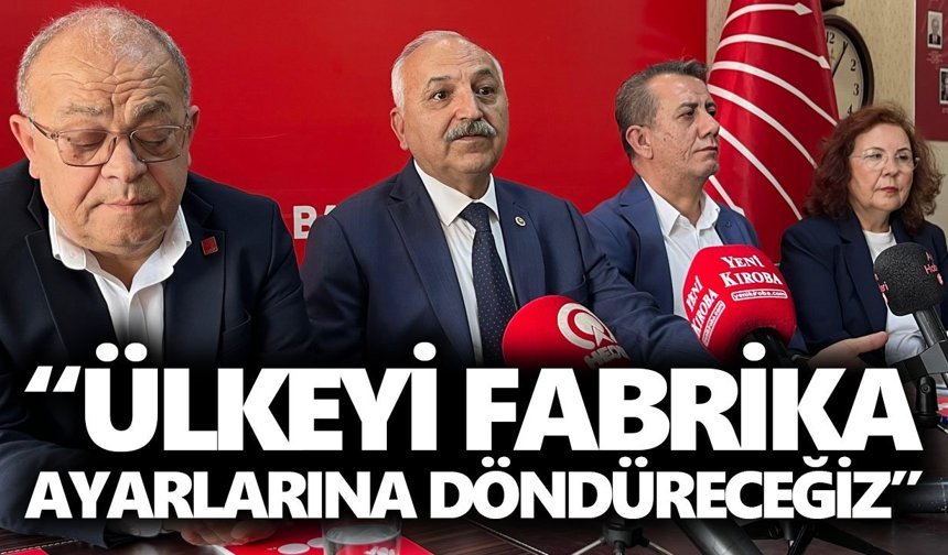CHP’li Dinçer, Aydın’da iktidarı eleştirdi! “Ülkeyi fabrika ayarlarına döndüreceğiz”