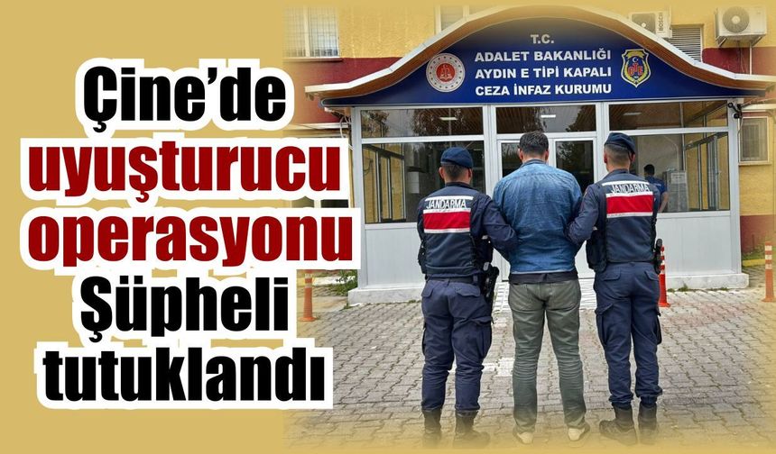 Çine’de uyuşturucu operasyonu: 1 kişi tutuklandı