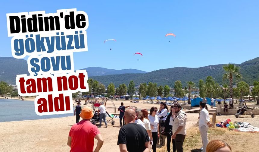 Didim'de Havacılık Festivali renkli görüntülerle sona erdi