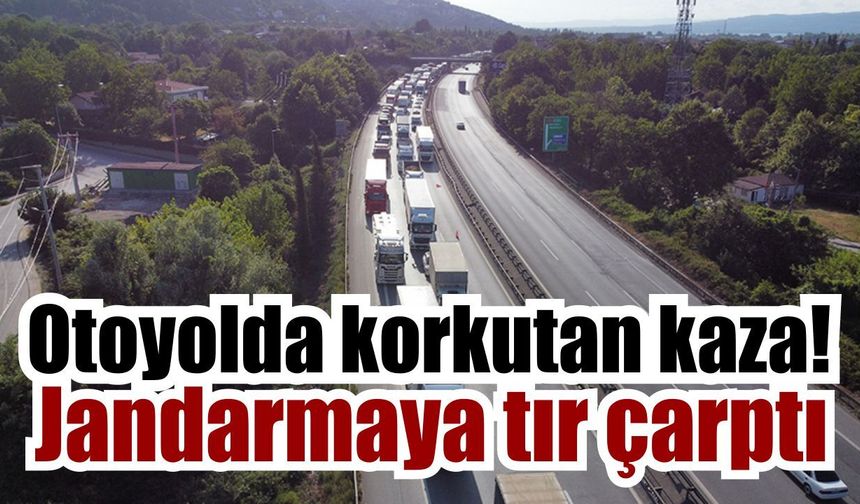 İzmir Otoyolunda korku dolu anlar