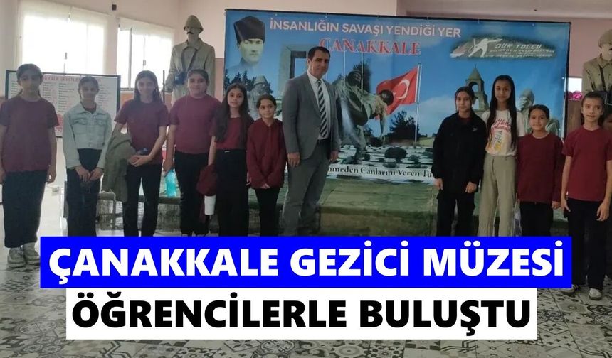 Kuyucak'ta Çanakkale Gezici Müzesi öğrencilerle buluştu