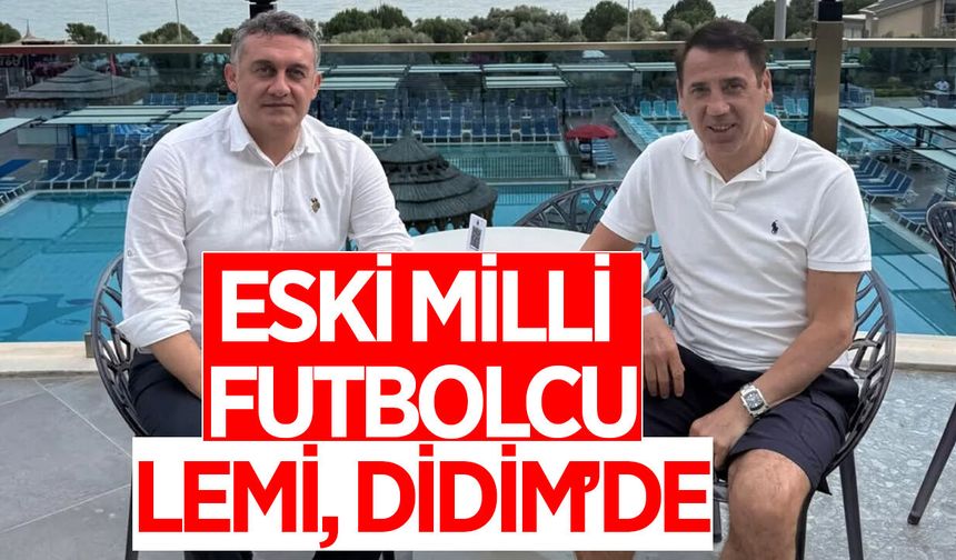 Trabzonspor'un efsane ismi Lemi Çelik Didim'de