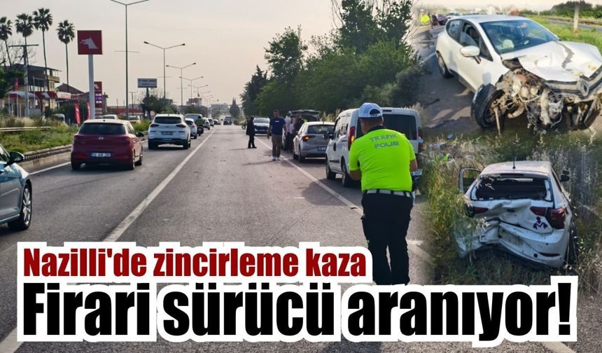 Nazilli-İsabeyli yolunda korkutan kaza