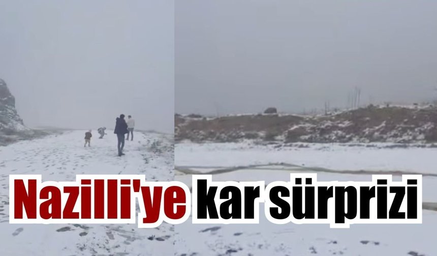 Nazilli Mayıs ayında beyaza büründü