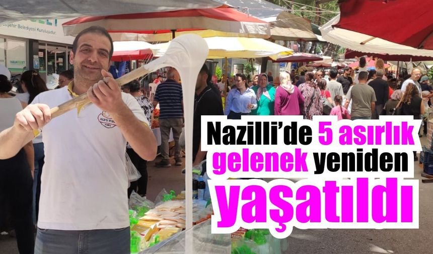 Nazilli'de gencer pazarı geleneği sürüyor