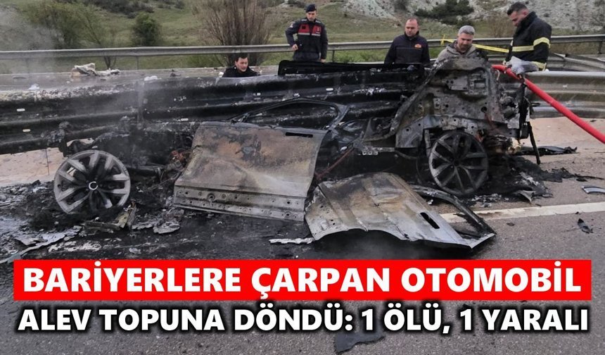 Otomobil küle döndü: 1 ölü, 1 yaralı