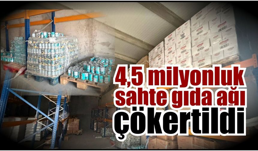 Söke’de 4,5 milyonluk gıda operasyonu
